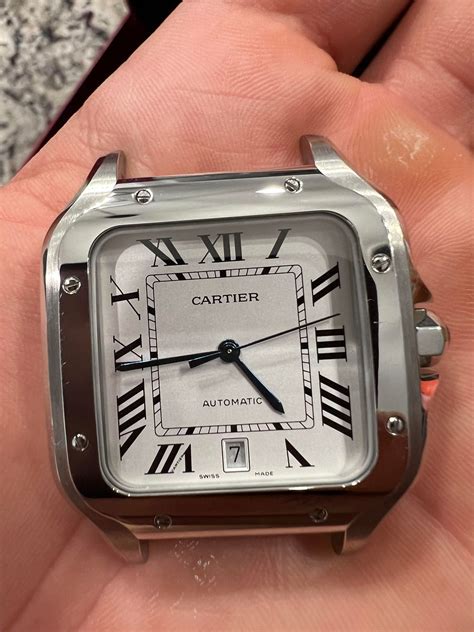 orologi cartier santos original vs replica|cartier santos watch patterns.